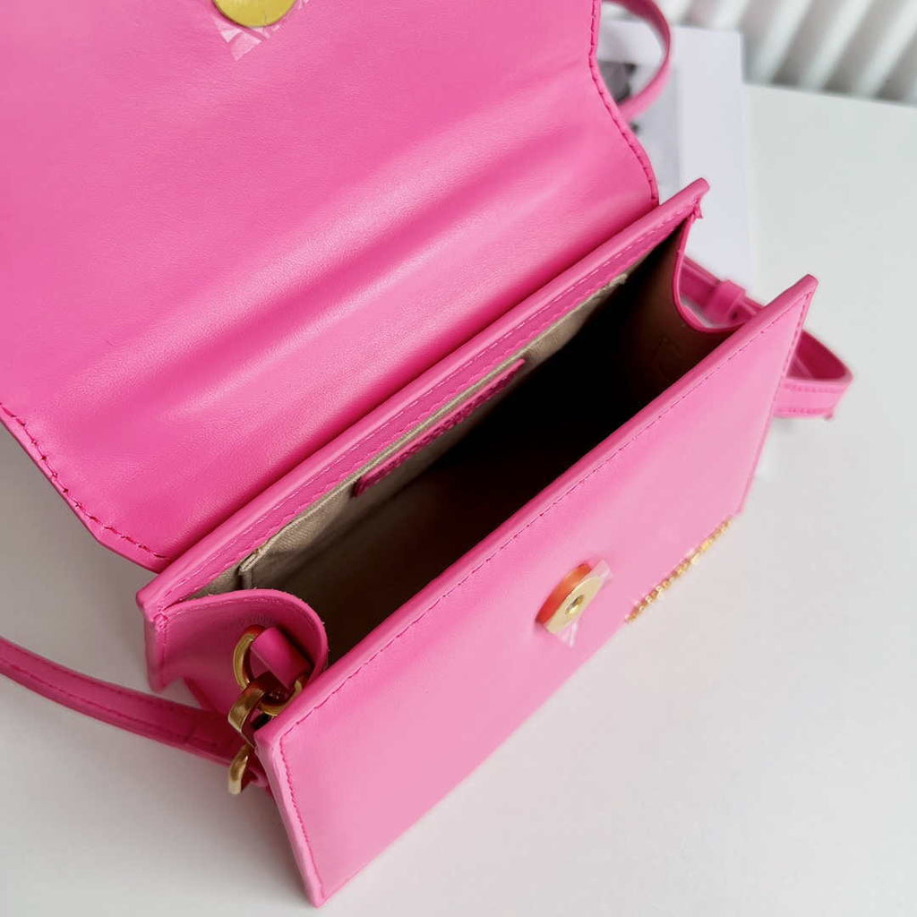 Jacquemus 222553 Pink 'Le Chiquito Moyen' Bag
