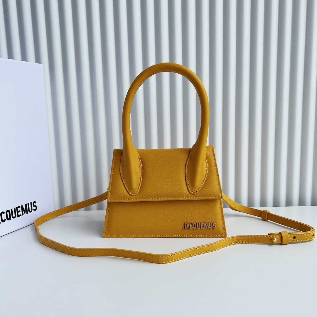 Jacquemus 222553 Yellow 'Le Chiquito Moyen' Bag - Default Title - View 1