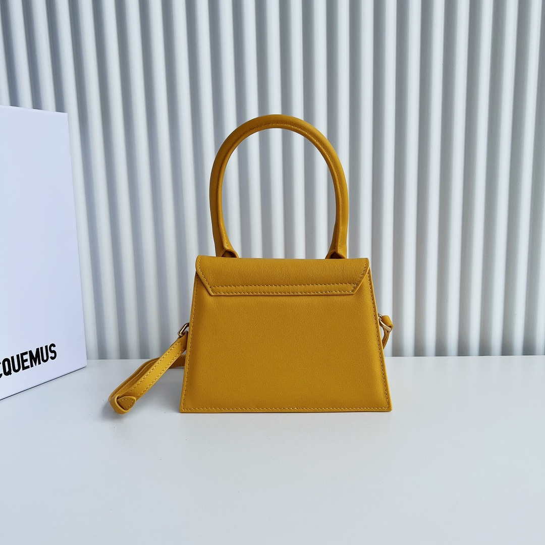 Jacquemus 222553 Yellow 'Le Chiquito Moyen' Bag