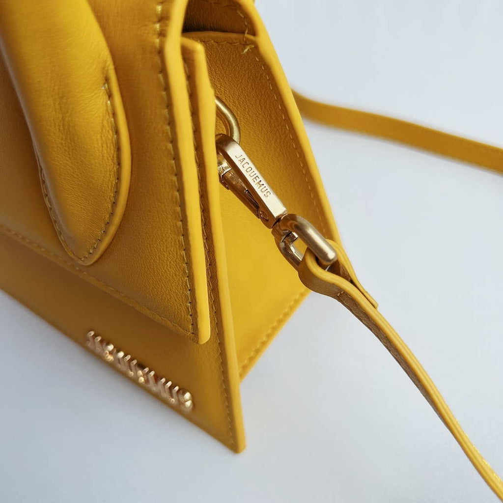 Jacquemus 222553 Yellow 'Le Chiquito Moyen' Bag