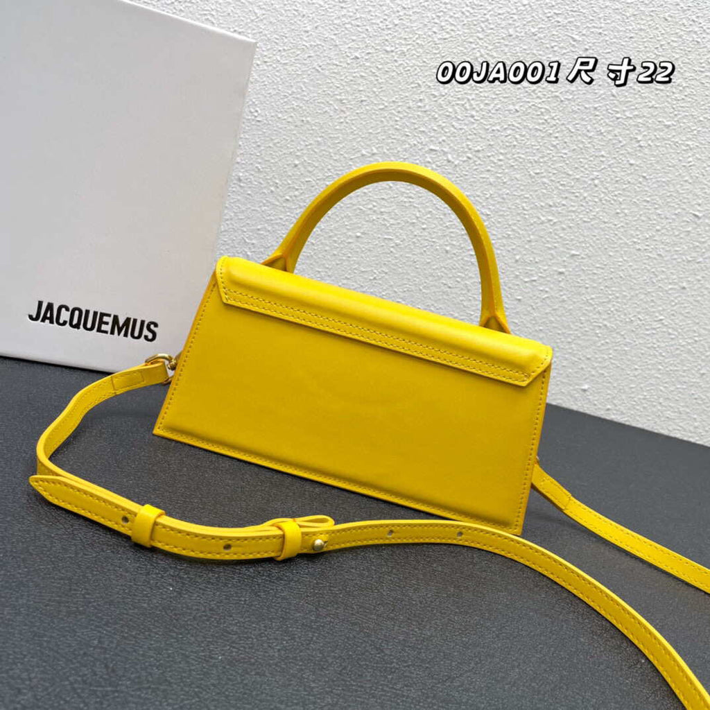Jacquemus Le Chiquito long 213BA004 Yellow Long signature handbag
