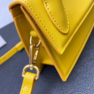 Jacquemus Le Chiquito long 213BA004 Yellow Long signature handbag - Default Title - View 5