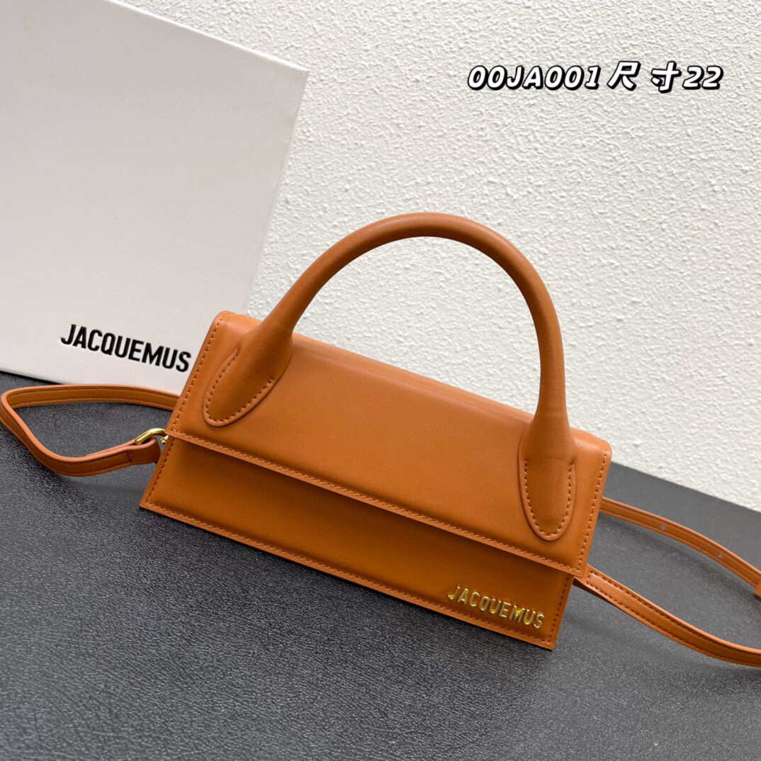 Jacquemus Le Chiquito long 213BA004 Long signature handbag Bronw