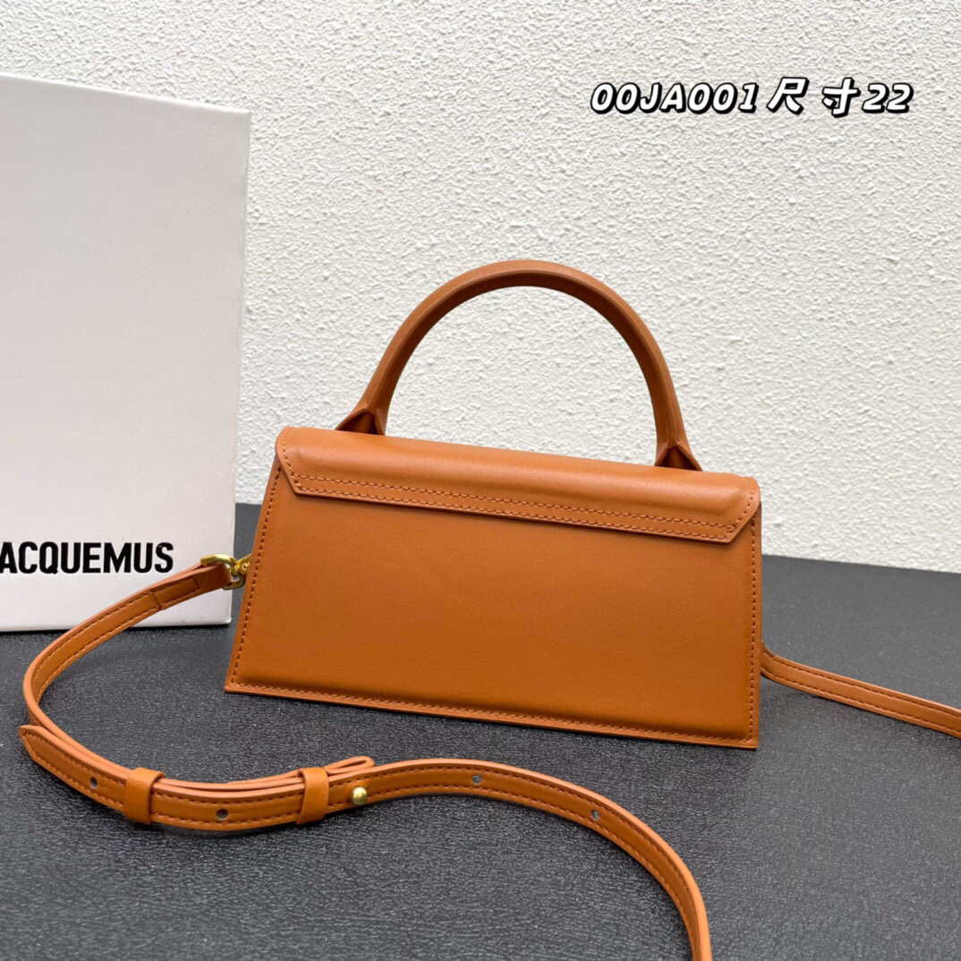 Jacquemus Le Chiquito long 213BA004 Long signature handbag Bronw