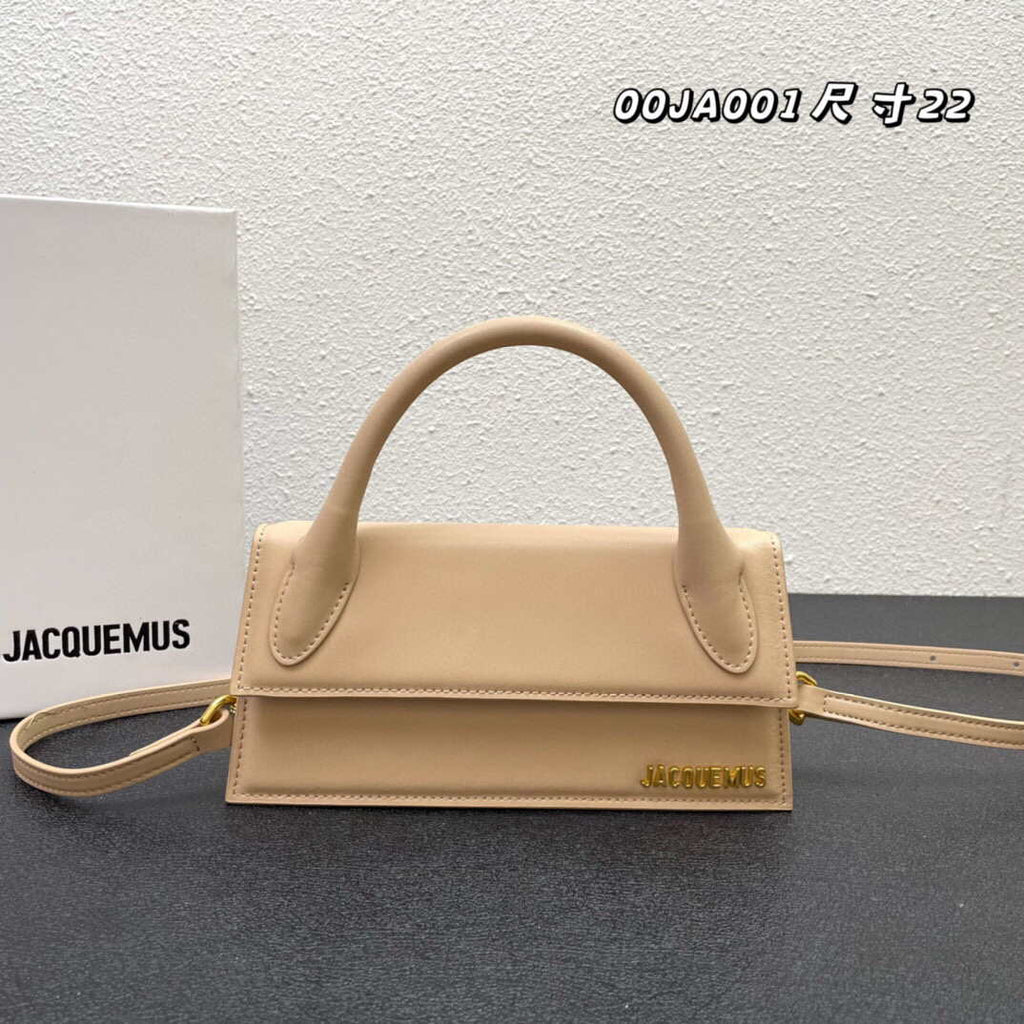 Jacquemus Le Chiquito long 213BA004 Long signature handbag Apricot