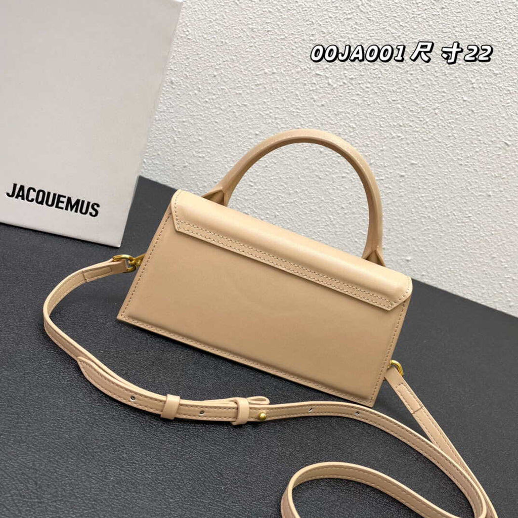 Jacquemus Le Chiquito long 213BA004 Long signature handbag Apricot