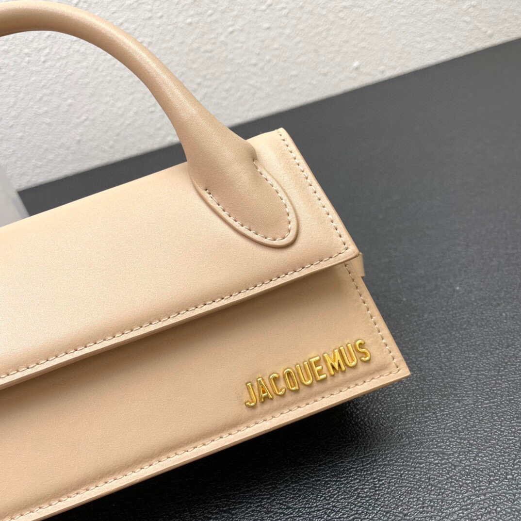 Jacquemus Le Chiquito long 213BA004 Long signature handbag Apricot