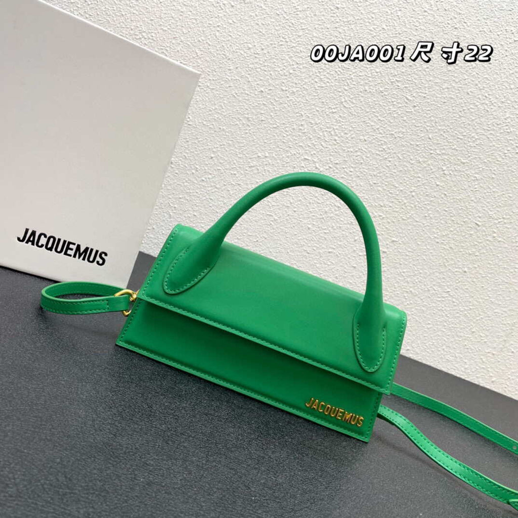 Jacquemus Le Chiquito long 213BA004 Long signature handbag Green