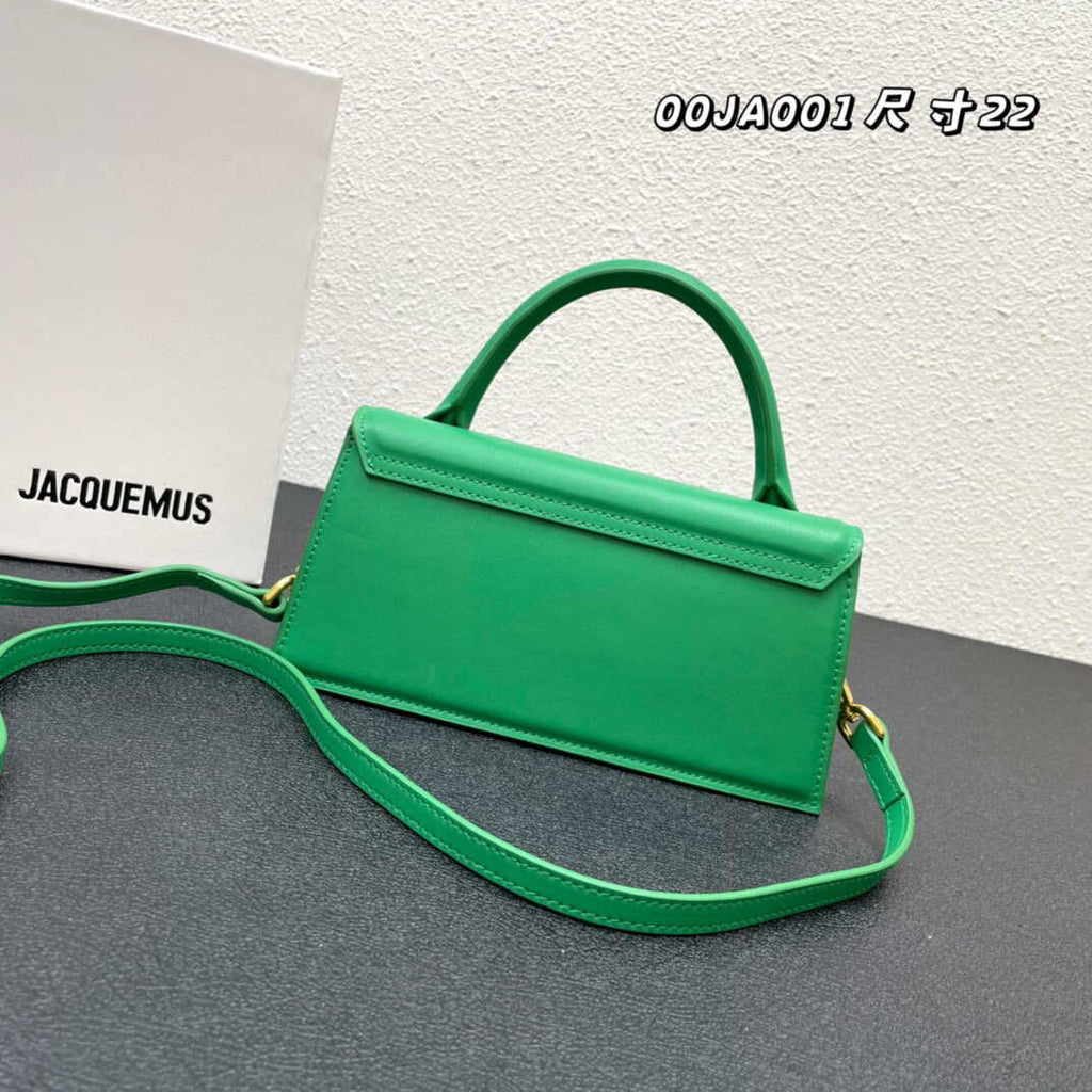 Jacquemus Le Chiquito long 213BA004 Long signature handbag Green