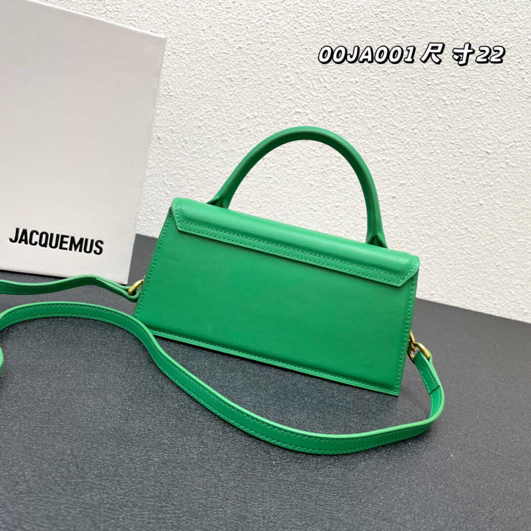 Jacquemus Le Chiquito long 213BA004 Long signature handbag Green
