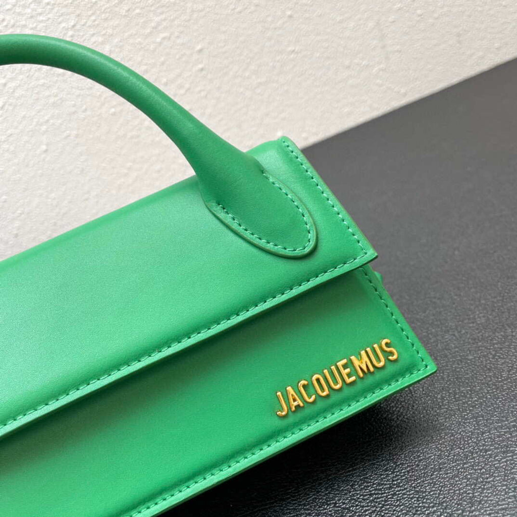 Jacquemus Le Chiquito long 213BA004 Long signature handbag Green