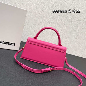 Jacquemus Le Chiquito long 213BA004 Long signature handbag Rose Red - Default Title - View 3