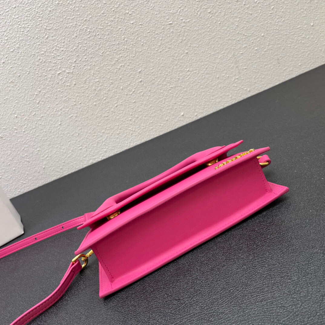 Jacquemus Le Chiquito long 213BA004 Long signature handbag Rose Red