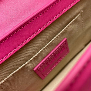 Jacquemus Le Chiquito long 213BA004 Long signature handbag Rose Red - Default Title - View 9