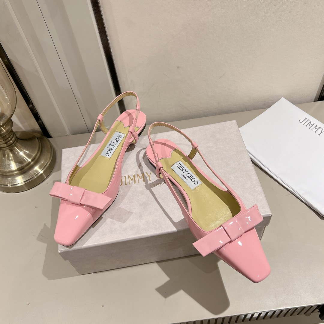 Jimmy Choo 24S ADALEE Bowknot Sling Back Sandals J10091