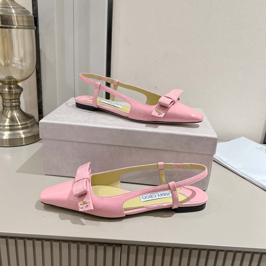 Jimmy Choo 24S ADALEE Bowknot Sling Back Sandals J10091