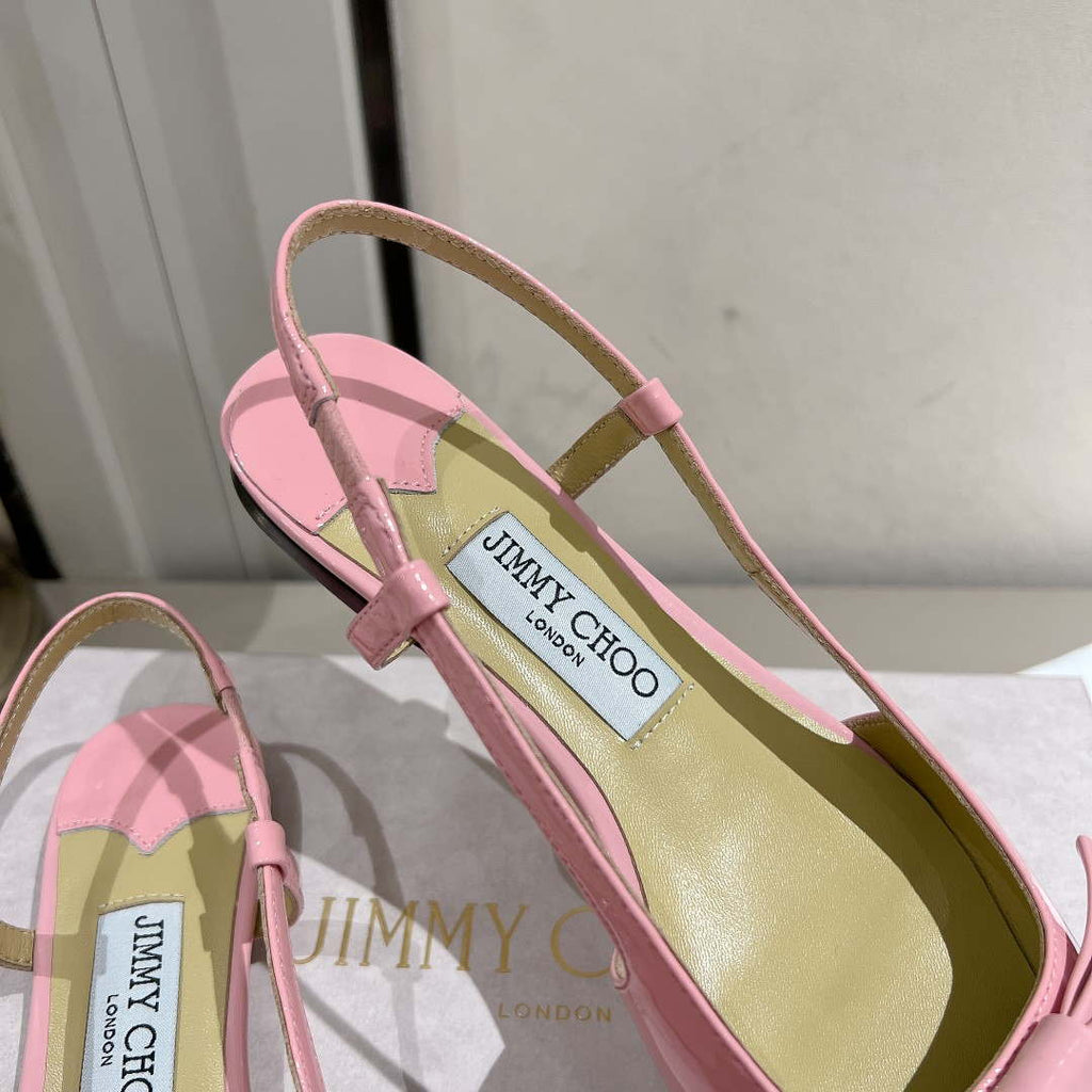 Jimmy Choo 24S ADALEE Bowknot Sling Back Sandals J10091