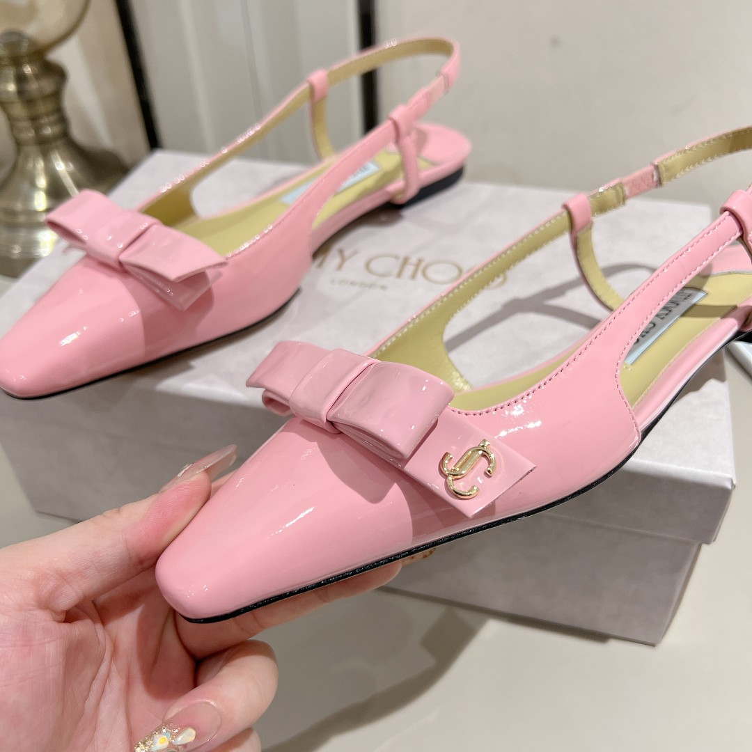 Jimmy Choo 24S ADALEE Bowknot Sling Back Sandals J10091