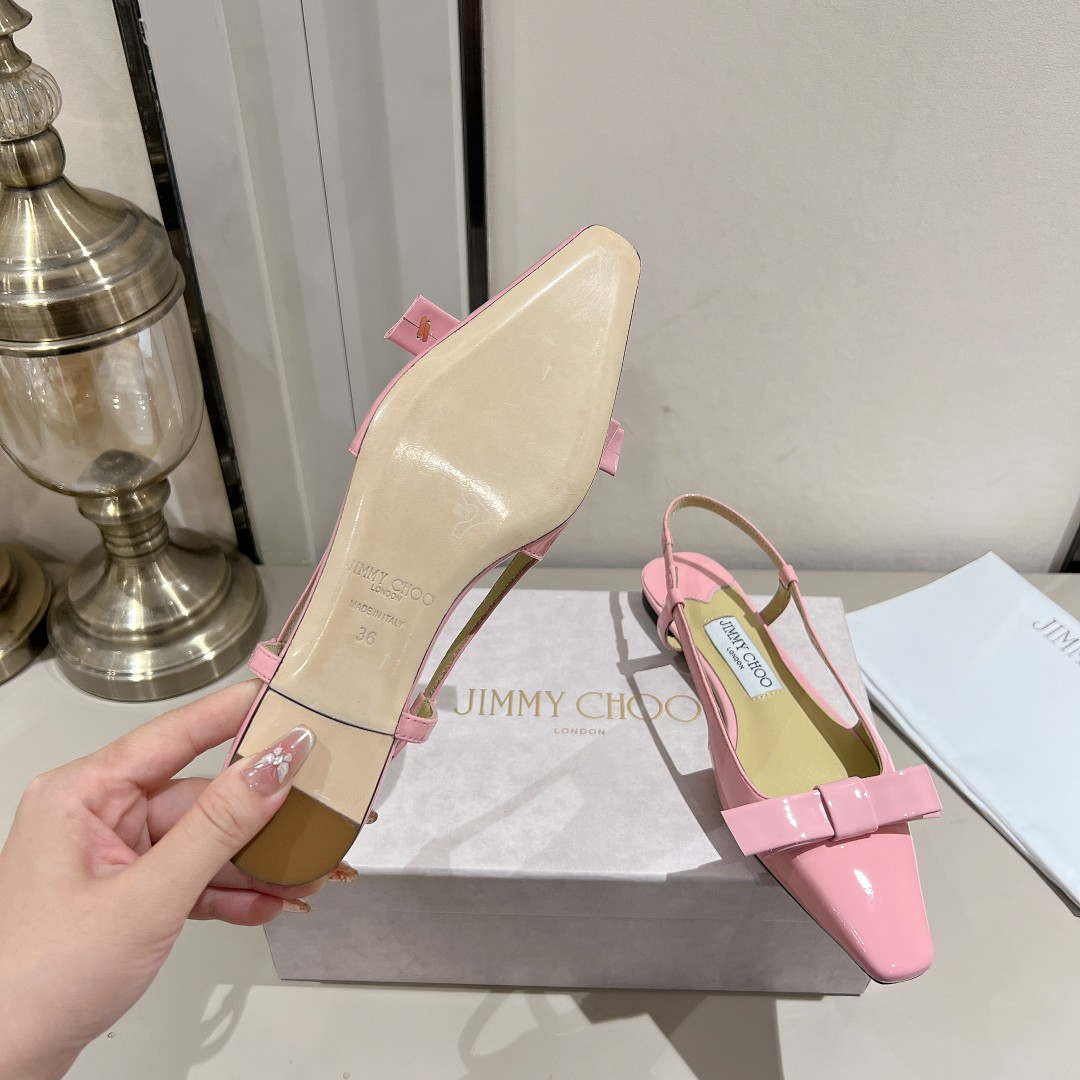 Jimmy Choo 24S ADALEE Bowknot Sling Back Sandals J10091