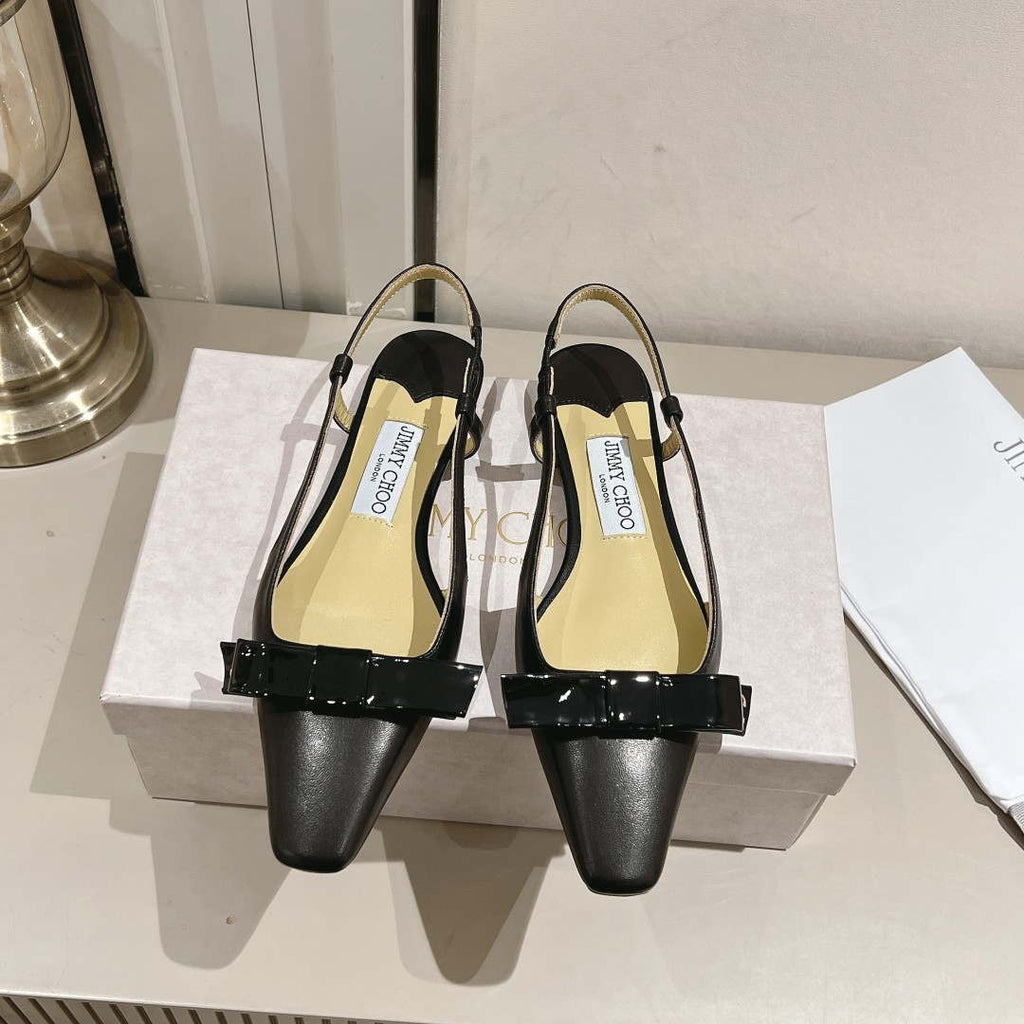 Jimmy Choo 24S ADALEE Bowknot Sling Back Sandals J10091