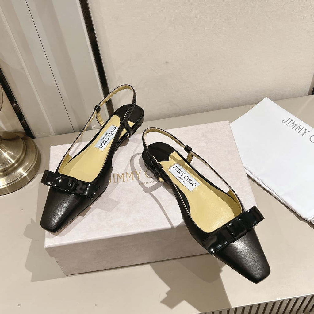 Jimmy Choo 24S ADALEE Bowknot Sling Back Sandals J10091