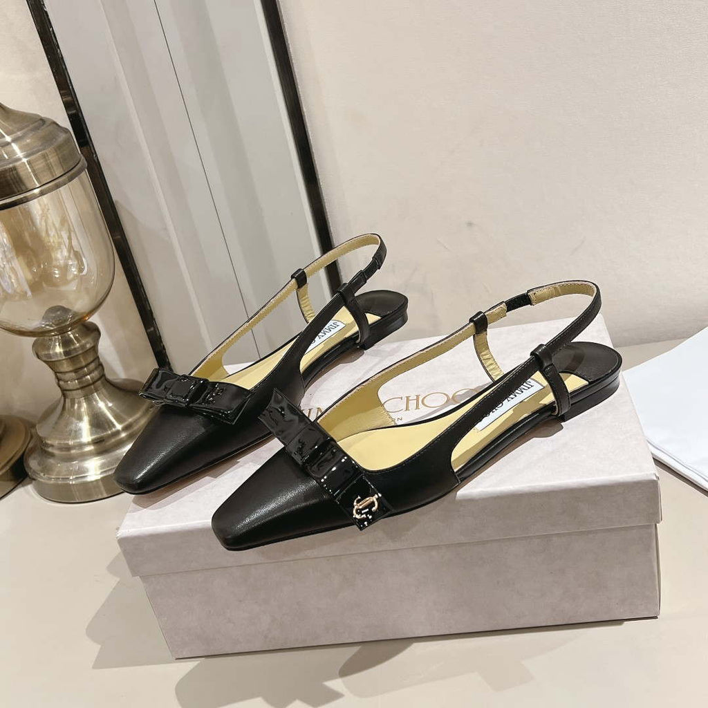 Jimmy Choo 24S ADALEE Bowknot Sling Back Sandals J10091