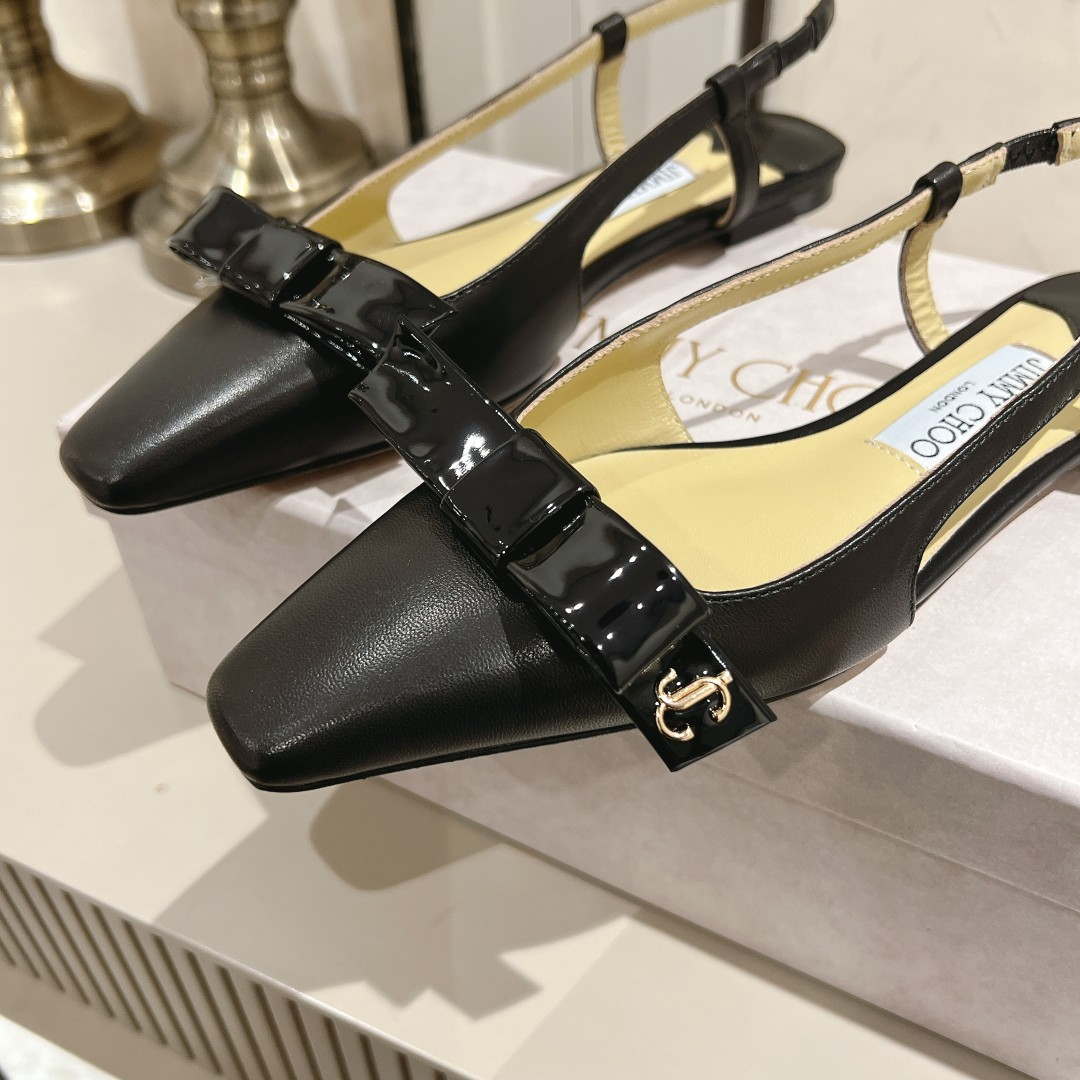 Jimmy Choo 24S ADALEE Bowknot Sling Back Sandals J10091