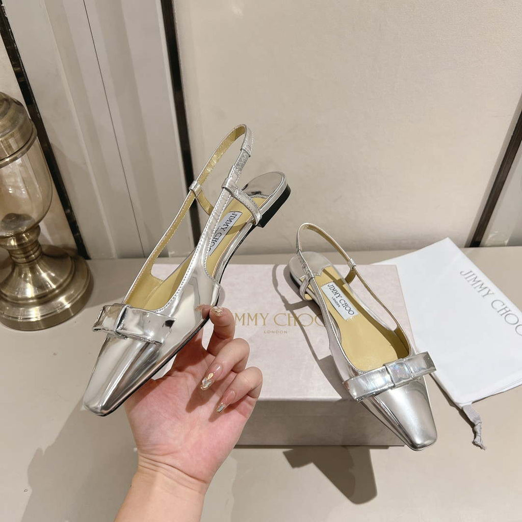 Jimmy Choo 24S ADALEE Bowknot Sling Back Sandals J10091