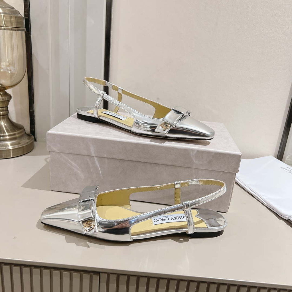 Jimmy Choo 24S ADALEE Bowknot Sling Back Sandals J10091