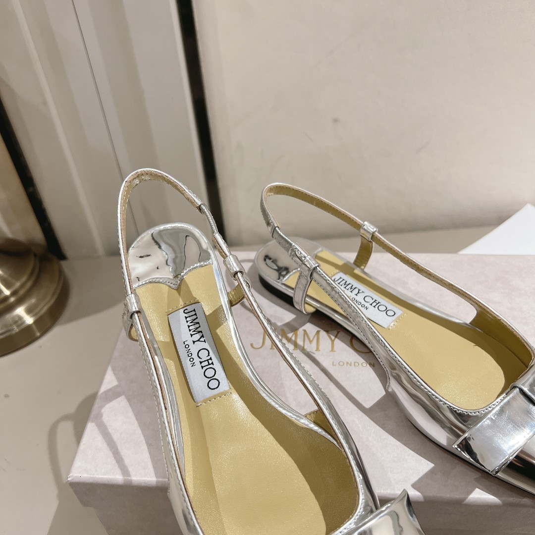 Jimmy Choo 24S ADALEE Bowknot Sling Back Sandals J10091