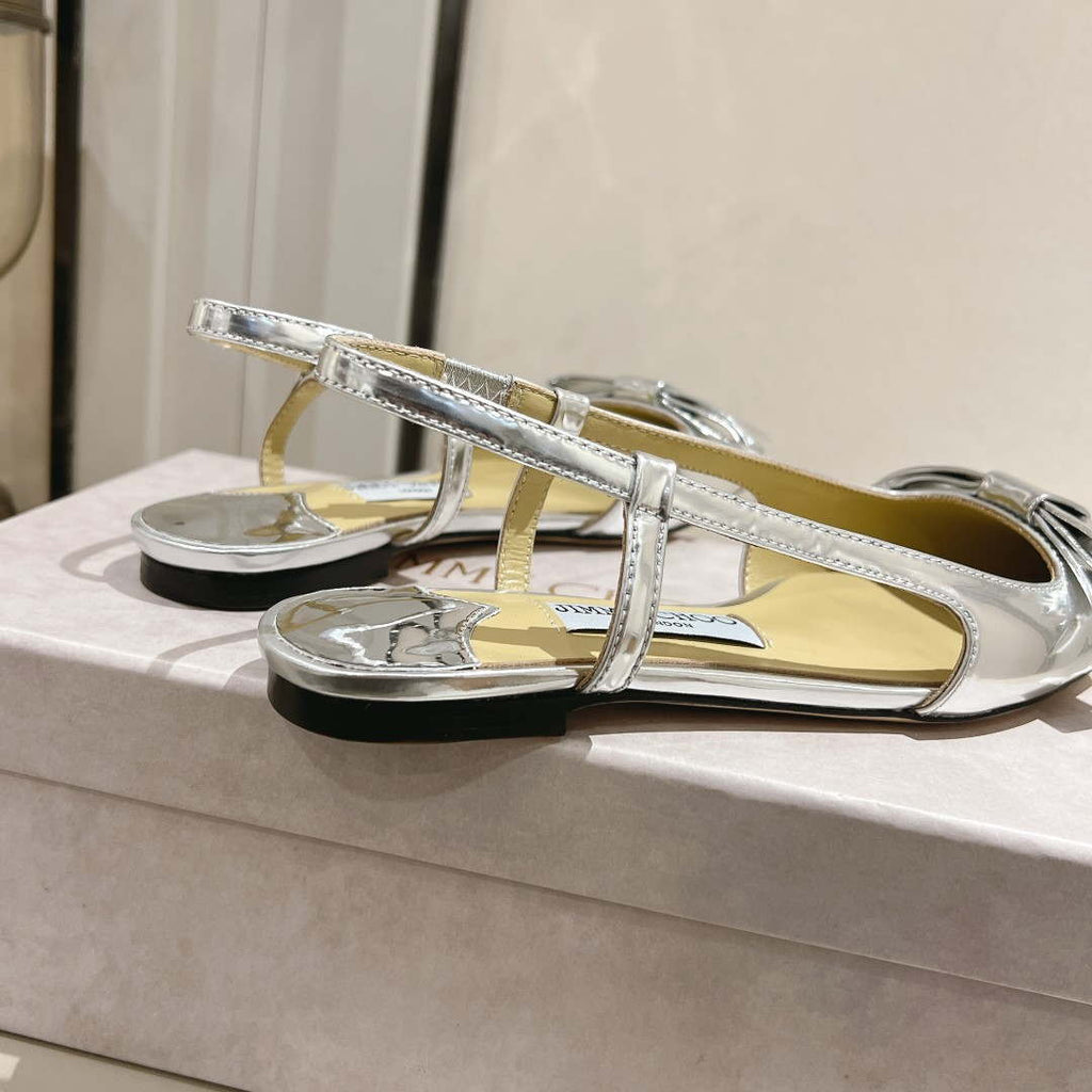 Jimmy Choo 24S ADALEE Bowknot Sling Back Sandals J10091