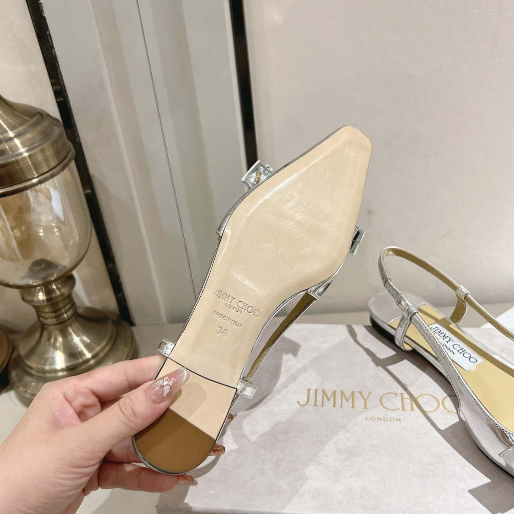 Jimmy Choo 24S ADALEE Bowknot Sling Back Sandals J10091