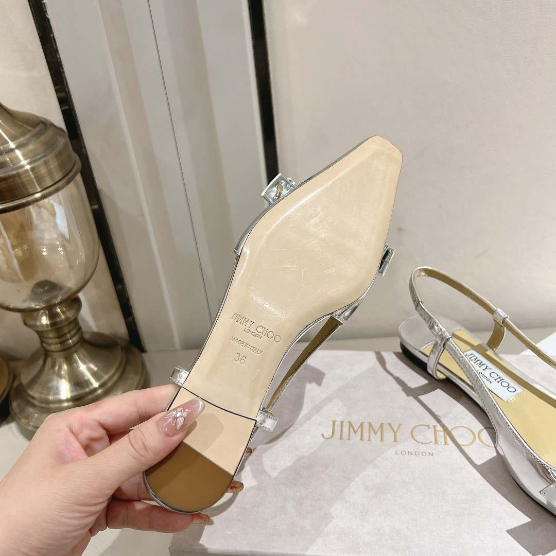 Jimmy Choo 24S ADALEE Bowknot Sling Back Sandals J10091