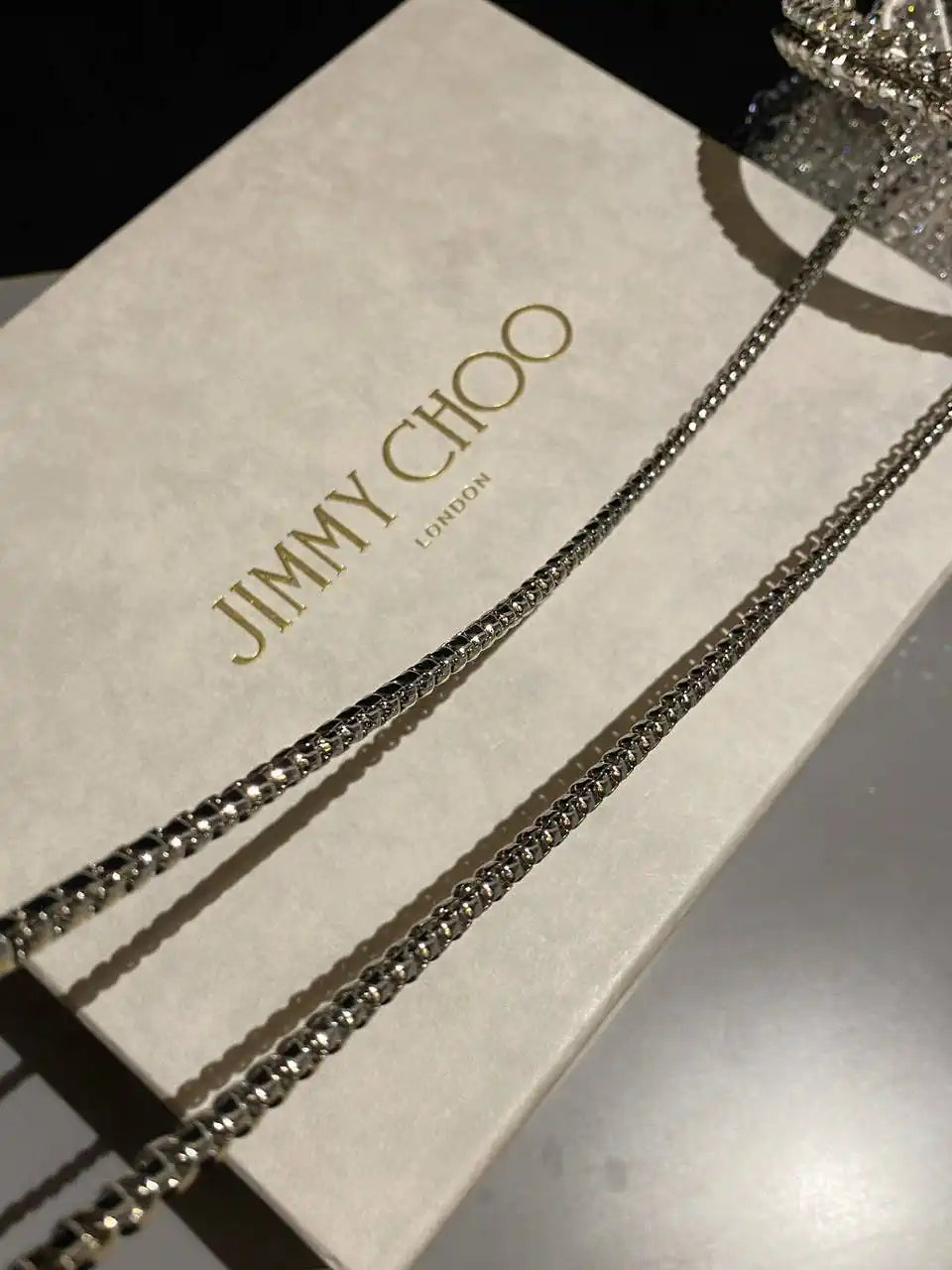 Jimmy Choo Bon Bon Blush Satin Bag with Crystals BONBONXDR1C1039 White & Green