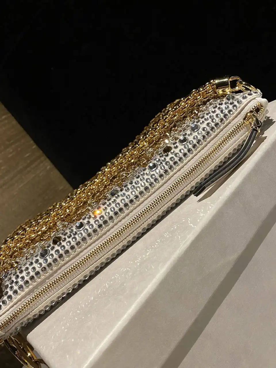 Jimmy Choo Callie Bag with with D¨¦grad¨¦ Crystals CALLIEQIB000769 Yellow