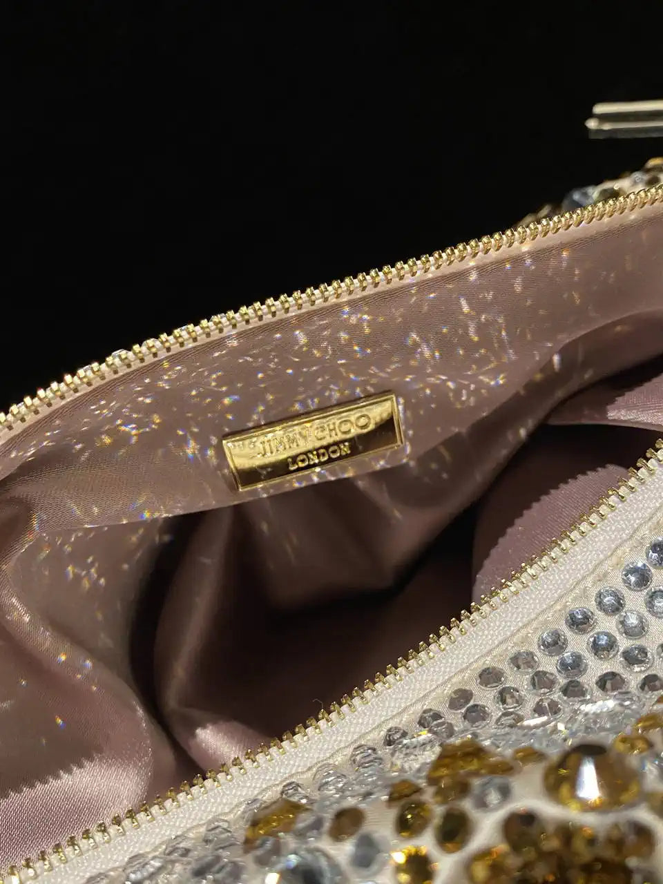 Jimmy Choo Callie Bag with with D¨¦grad¨¦ Crystals CALLIEQIB000769 Yellow