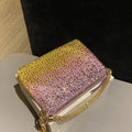 Jimmy Choo Callie Bag with with D¨¦grad¨¦ Crystals CALLIEQIB000769 Pink &Yellow