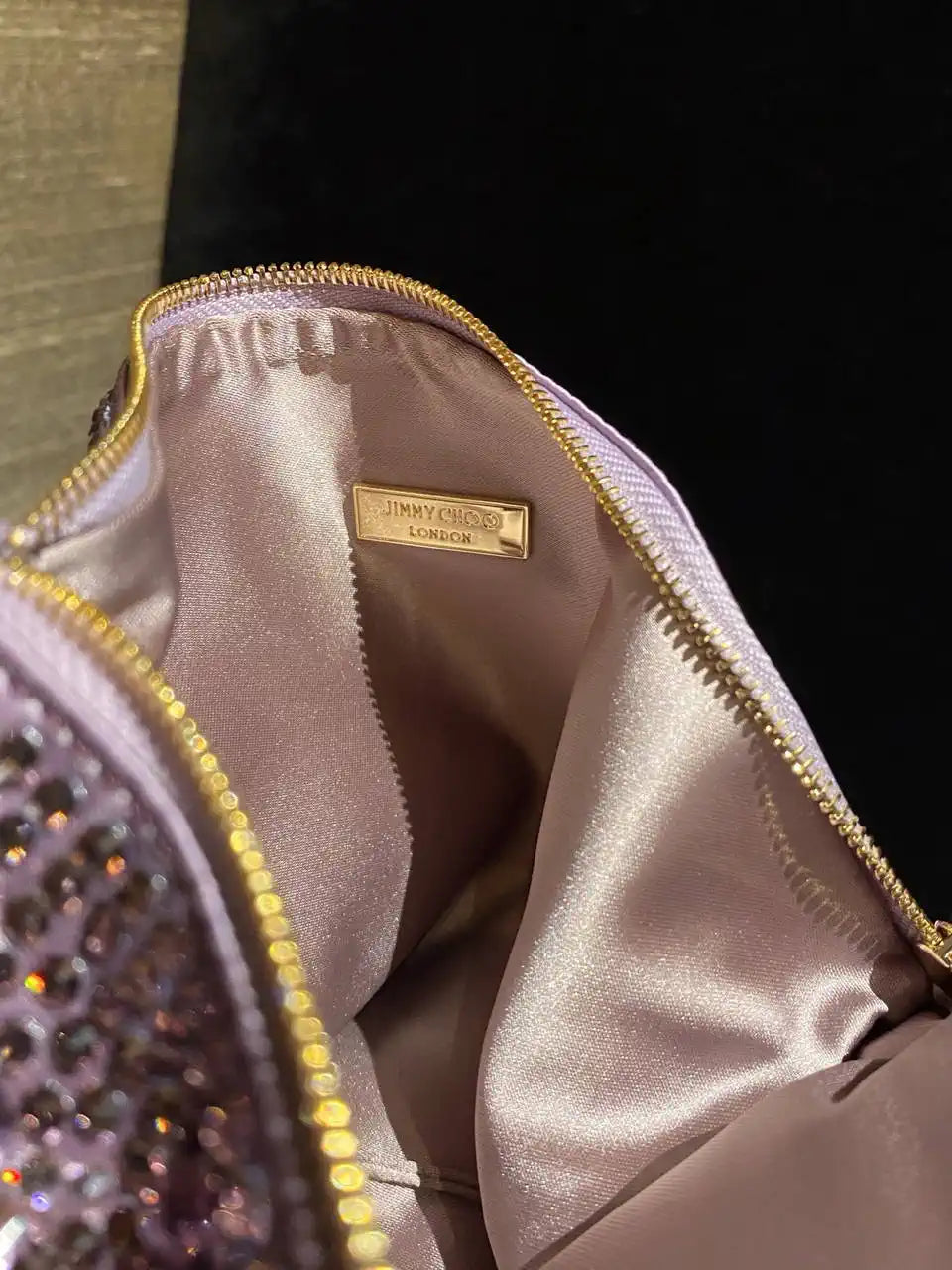 Jimmy Choo Callie Bag with with D¨¦grad¨¦ Crystals CALLIEQIB000769 Pink &Yellow