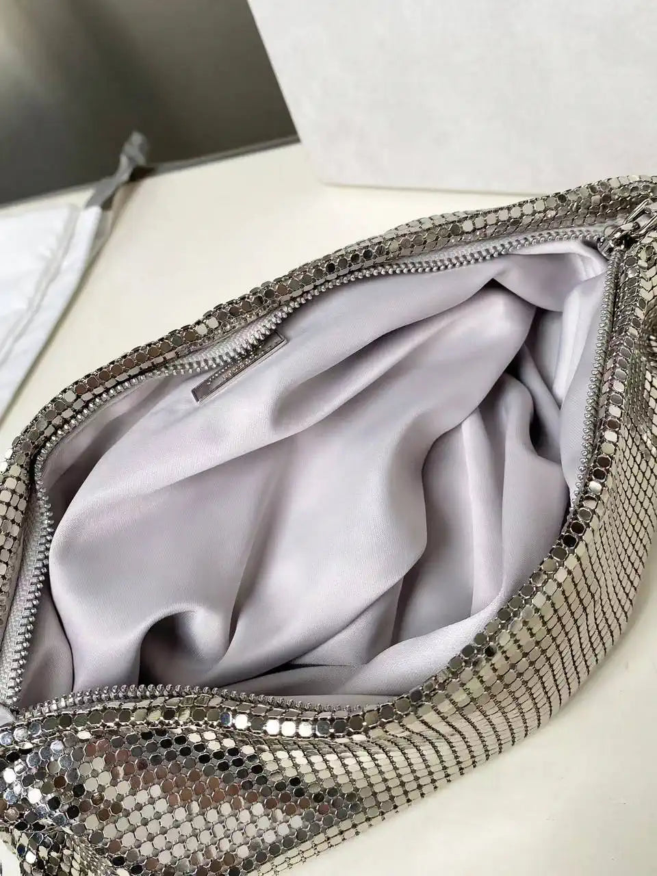 Jimmy Choo Callie Bag with Sliver copper