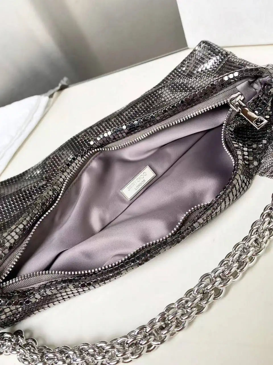 Jimmy Choo Callie Bag with Black copper