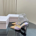 Jimmy Choo SAEDA100ZPJ Gold Satin Pumps with Crystals JC90016