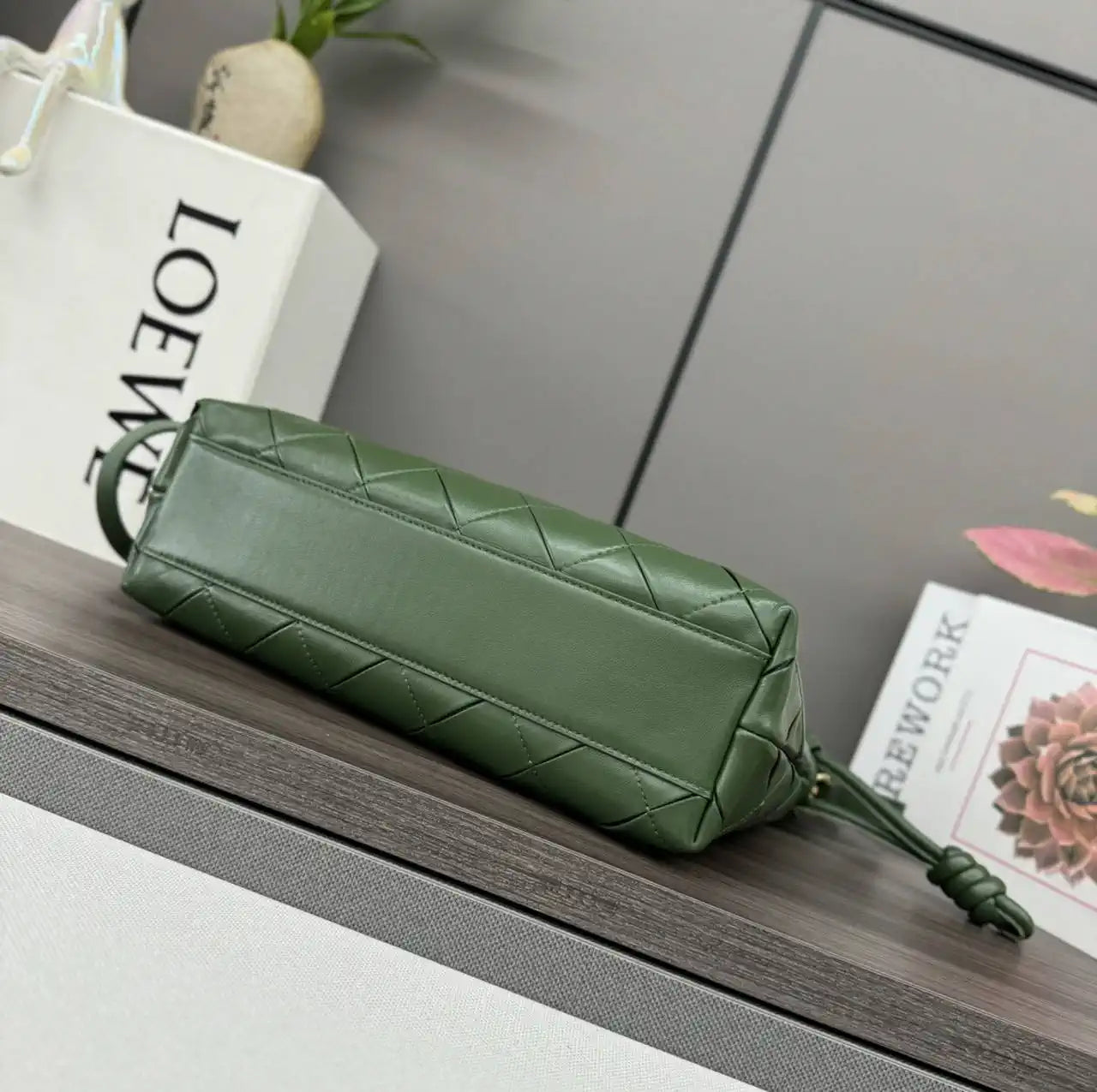 Loewe 262487 Medium Flamenco clutch in nappa calfskin A411FC1XBF