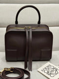 Loewe A039AS0X01 Small Amazona 180 bag in soft calfskin Dark Brown