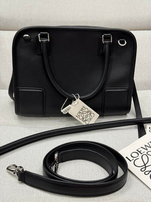 Loewe A039AS0X01 Small Amazona 180 bag in soft calfskin Black - Default Title - View 4
