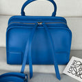 Loewe A039AS0X01 Small Amazona 180 bag in soft calfskin Blue - Default Title - View 1