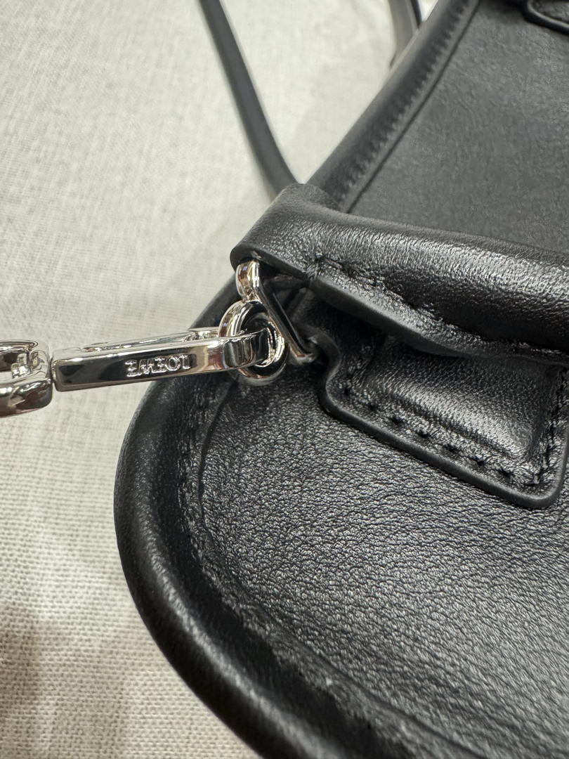 Loewe A039AS4X12  Mini Amazona 180 bag in soft calfskin Black