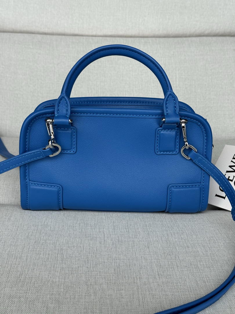 Loewe A039AS4X12  Mini Amazona 180 bag in soft calfskin Blue