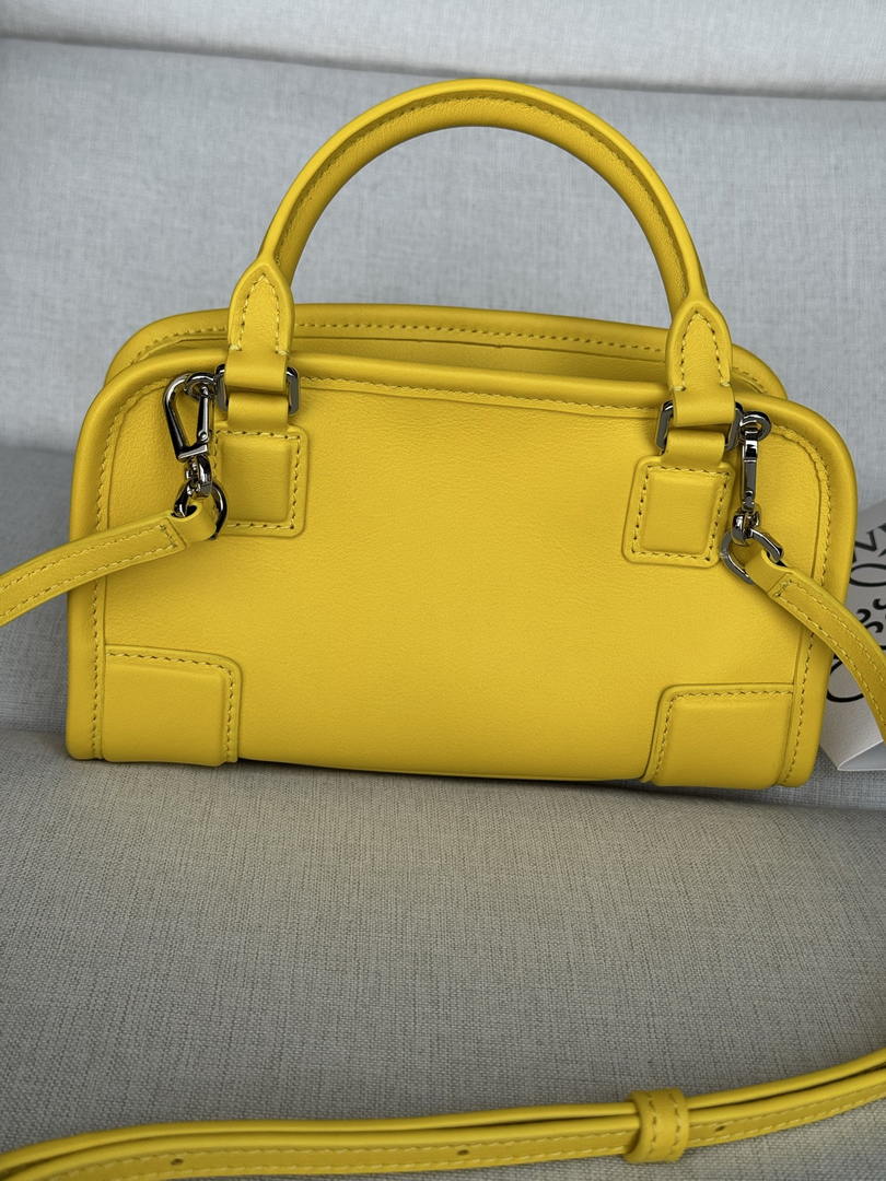 Loewe A039AS4X12  Mini Amazona 180 bag in soft calfskin Yellow