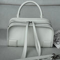 Loewe A039AS4X12  Mini Amazona 180 bag in soft calfskin White - Default Title - View 1