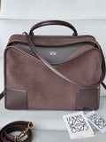 Loewe A039ASRX03 Large Amazona 180 bag in suede